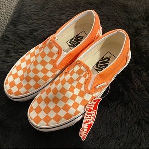 Vans checkerboard slip-on shoes